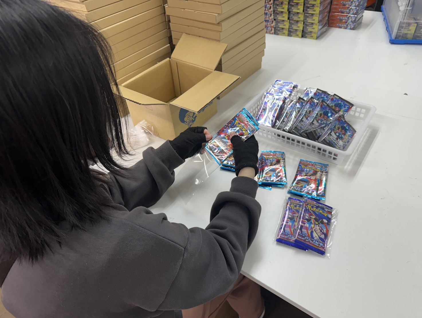 封入作業（利用者）